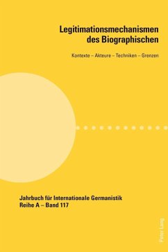 Legitimationsmechanismen des Biographischen (eBook, PDF)
