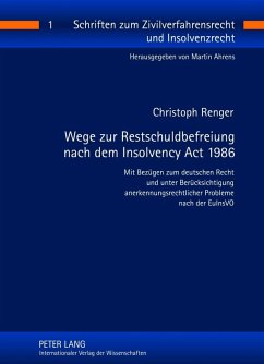 Wege zur Restschuldbefreiung nach dem Insolvency Act 1986 (eBook, PDF) - Renger, Christoph