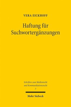 Haftung für Suchwortergänzungen - Eickhoff, Vera