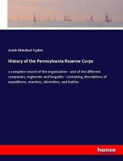 History of the Pennsylvania Reserve Corps