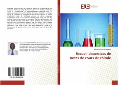 Cover Recueil d'exercices de notes de cours de chimie