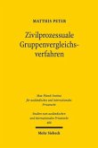 Zivilprozessuale Gruppenvergleichsverfahren