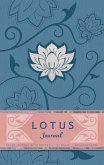 Lotus Hardcover Ruled Journal