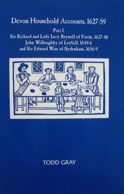 Cover Devon Household Accounts, 1627-59, Part I