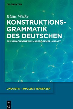 Cover Konstruktionsgrammatik des Deutschen