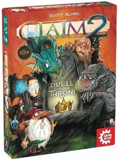 Carletto 646223 - Gamefactory, Claim 2, Duell um den Thron, Strategiespiel, Kartenspiel