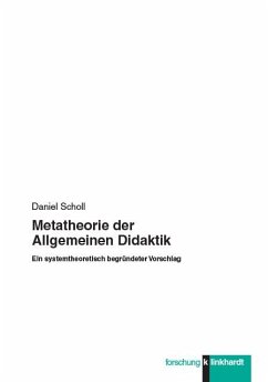 Cover Metatheorie der Allgemeinen Didaktik (eBook, PDF)