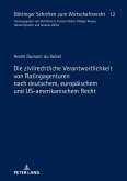 Die zivilrechtliche Verantwortlichkeit von Ratingagenturen nach deutschem, europäischem und US-amerikanischem Recht