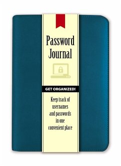 Password Journal: Caribbean Blue - Dover