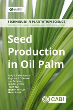 Seed Production in Oil Palm - Kelanaputra, Eddy S; Nelson, Stephen P C; Setiawati, Umi; Sitepu, Baihaqi; Forster, Brian P; Razak, Abdul; Nur, Fazrin