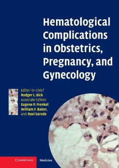 Cover Hematological Complications in Obstetrics, Pregnancy, and Gynecology (eBook, ePUB)
