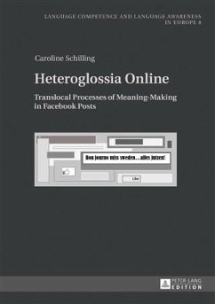 Heteroglossia Online (eBook, PDF) - Schilling, Caroline