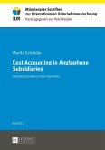 Cost Accounting in Anglophone Subsidiaries (eBook, ePUB)