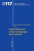Legal Discourse across Languages and Cultures (eBook, PDF)