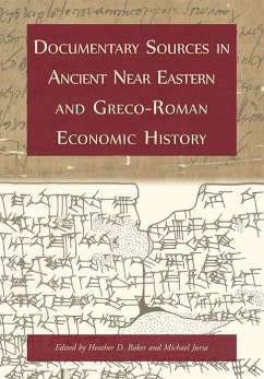 Cover Documentary Sources in Ancient Near Eastern and Greco-Roman Economic History (eBook, PDF)