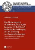 Das Abstandsgebot in Richtlinie 2012/18/EU (Seveso-III-Richtlinie und seine Auswirkungen auf die Erteilung von Baugenehmigungen (eBook, PDF)