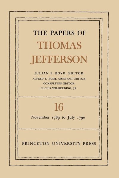 The Papers of Thomas Jefferson, Volume 16 (eBook, PDF)