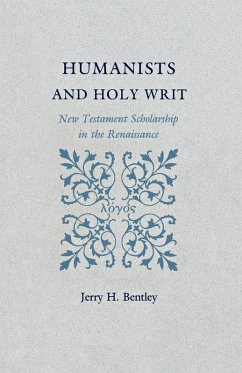 Cover Humanists and Holy Writ (eBook, PDF)