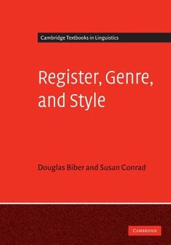 Register, Genre, and Style (eBook, ePUB) - Biber, Douglas