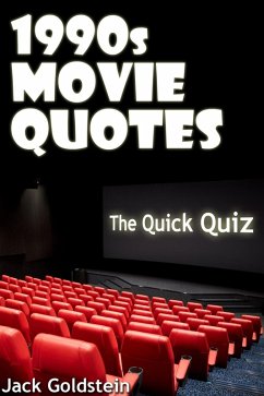 1990s Movie Quotes - The Quick Quiz (eBook, PDF) - Goldstein, Jack