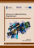 Advances in Manufacturing Engineering II (eBook, PDF)