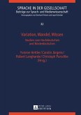 Variation, Wandel, Wissen (eBook, PDF)