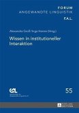 Wissen in institutioneller Interaktion (eBook, PDF)