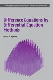 Difference Equations by Differential Equation Methods (eBook, ePUB)