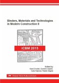 Binders, Materials and Technologies in Modern Construction II (eBook, PDF)