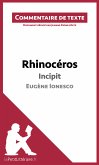 Rhinocéros de Ionesco - Incipit (eBook, ePUB)