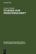 Studien zur Priesterschrift (eBook, PDF) - Bild 1