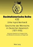 Geschichte des Weinrechts im Deutschen Kaiserreich (1871-1918) (eBook, PDF)