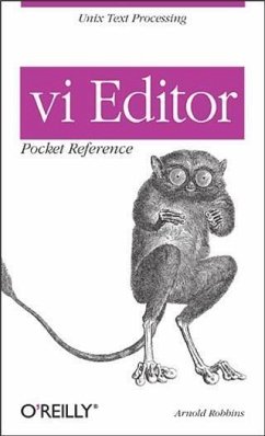 vi Editor Pocket Reference (eBook, PDF) - Robbins, Arnold