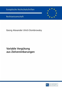 Variable Verguetung aus Zielvereinbarungen (eBook, PDF) - Dombrowsky, Alexander