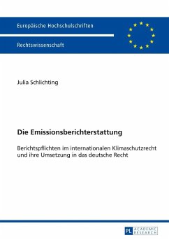 Die Emissionsberichterstattung (eBook, PDF) - Schlichting, Julia