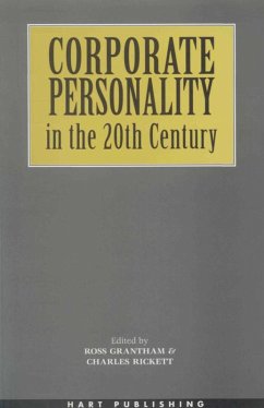 Cover Corporate Personality in the 20th Century (eBook, PDF)