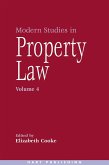 Modern Studies in Property Law - Volume 4 (eBook, PDF)