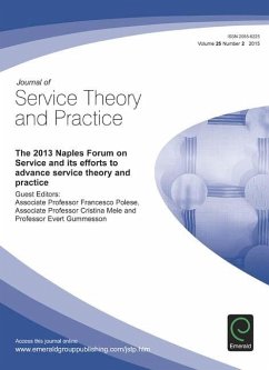 2013 Naples Forum on Service and its efforts to advance service theory and practice (eBook, PDF)
