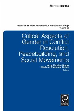 Cover Critical Aspects of Gender in Conflict Resolution, Peacebuilding, and Social Movements (eBook, PDF)