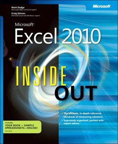 Microsoft Excel 2010 Inside Out (eBook, PDF) - Stinson, Craig; Dodge, Mark