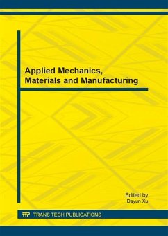 Cover Applied Mechanics, Materials and Manufacturing (eBook, PDF)