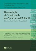 Phraseologie als Schnittstelle von Sprache und Kultur II (eBook, ePUB)