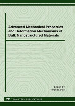 Advanced Mechanical Properties and Deformation Mechanisms of Bulk Nanostructured Materials (eBook, PDF)