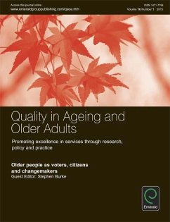 Cover Older people as voters, citizens and changemakers (eBook, PDF)