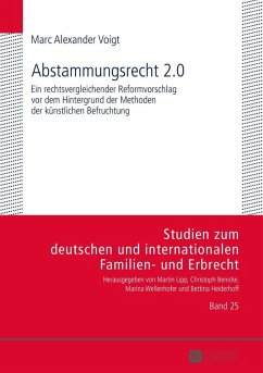 Abstammungsrecht 2.0 (eBook, ePUB) - Marc Alexander Voigt, Voigt