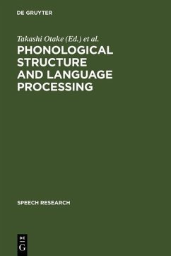 Cover Phonological Structure and Language Processing (eBook, PDF)