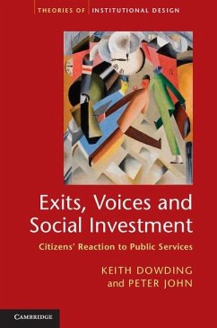 Exits, Voices and Social Investment (eBook, ePUB) - Dowding, Keith