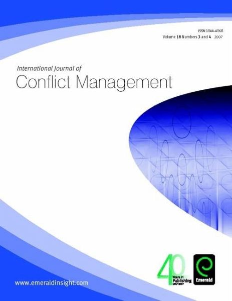 Emerging International Perspectives on Conflict in the Workplace (eBook, PDF)
