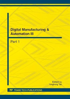 Cover Digital Manufacturing & Automation III (eBook, PDF)