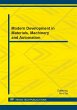 Modern Development in Materials,... - Bild 1
